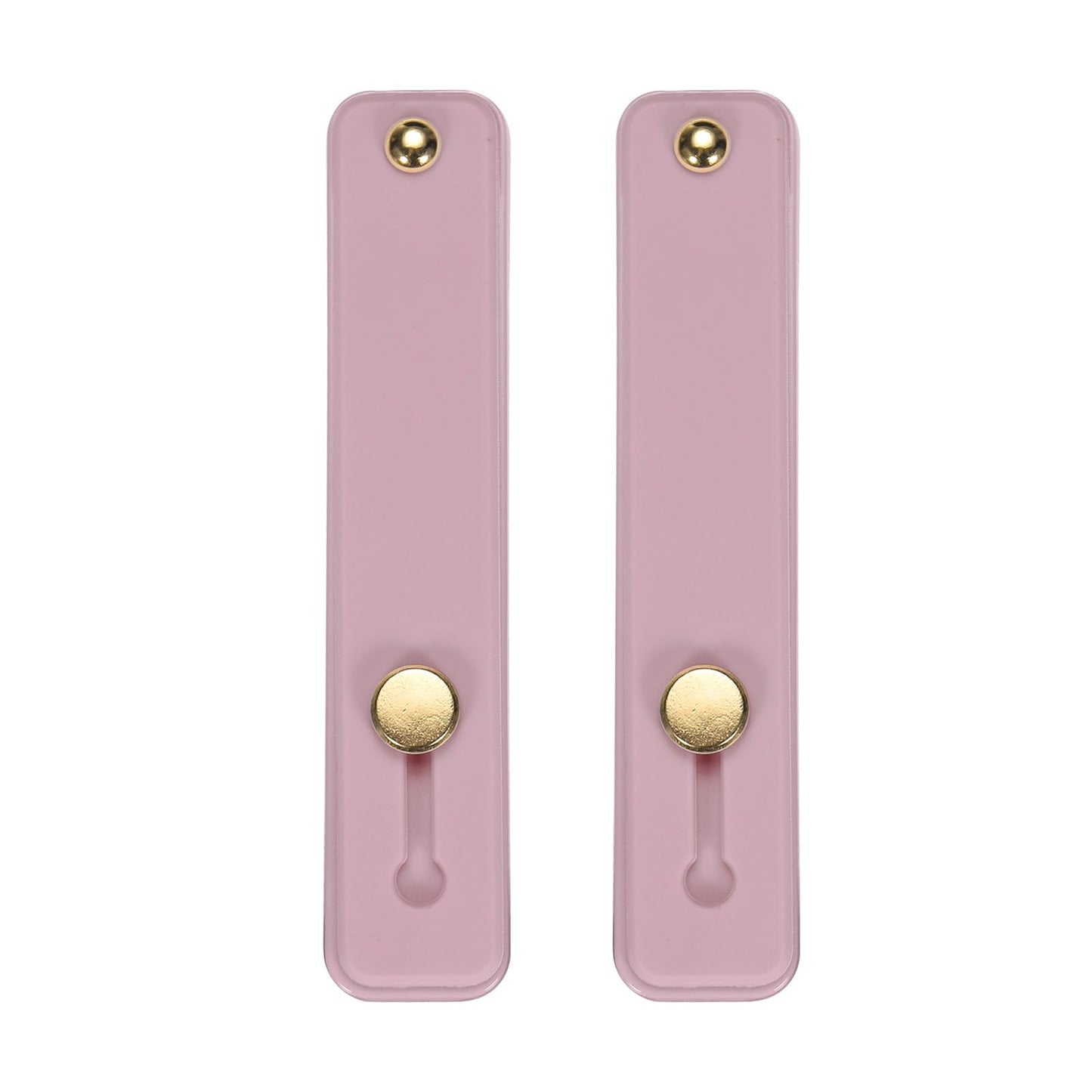 QUARKZMAN Silicone Finger Grip Phone Holder - Mobile Phone Stand (Powder Pink, 2 Pcs)