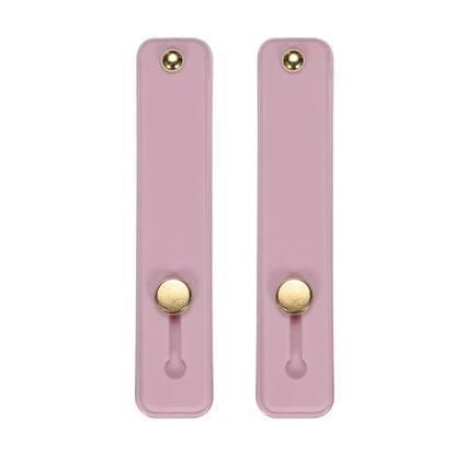 QUARKZMAN Silicone Finger Grip Phone Holder - Mobile Phone Stand (Powder Pink, 2 Pcs)