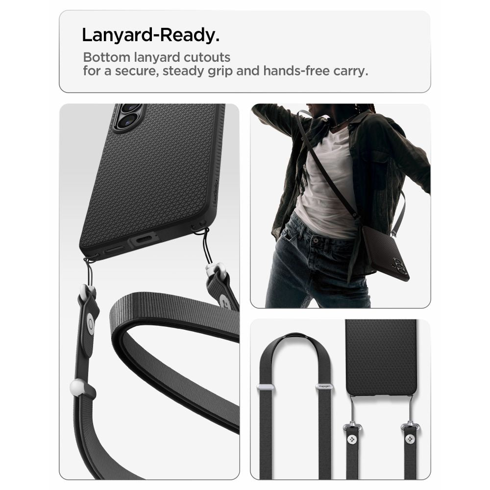 Ovitek Spigen Liquid Air za Samsung Galaxy S26 - mat črna