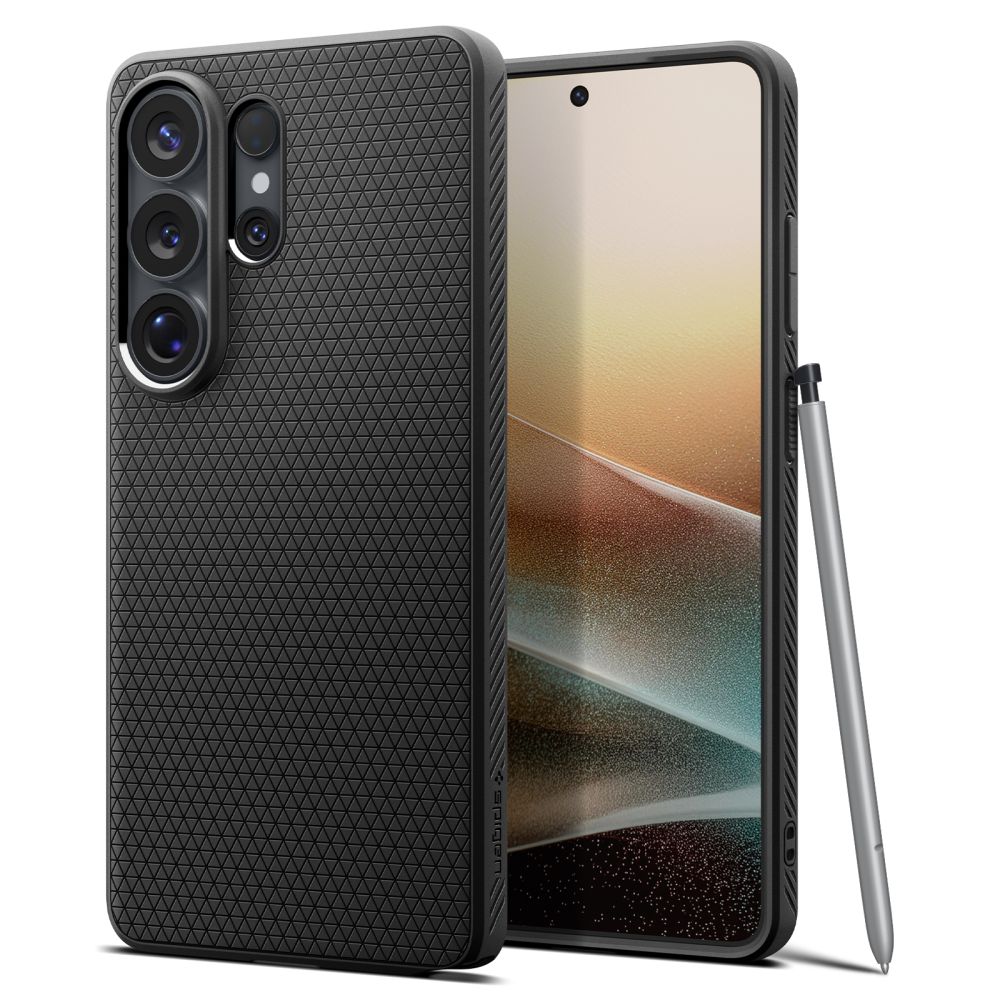 Spigen Liquid Air Samsung Galaxy S26 Ultra - mat črn TPU ovitek
