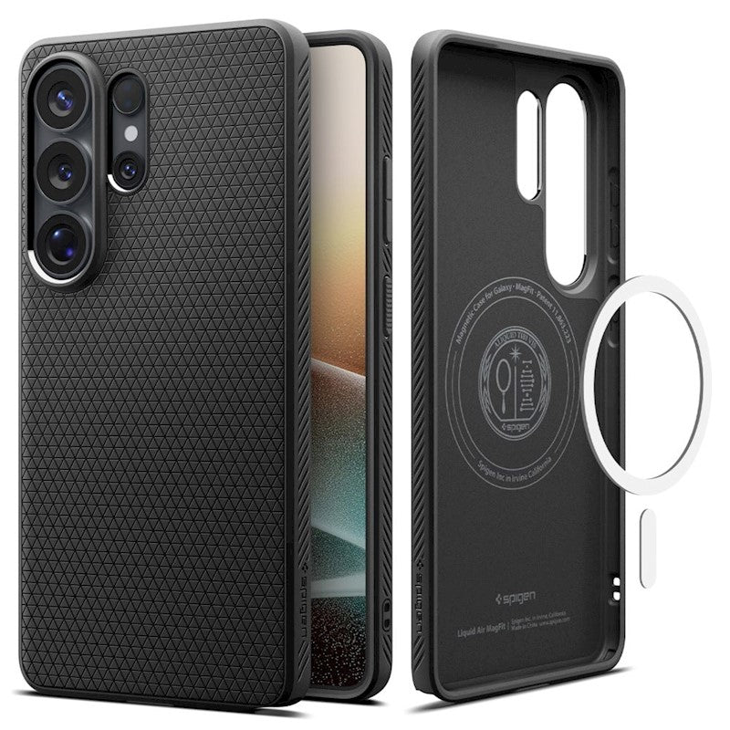 Samsung Galaxy S26 Ultra Case, Spigen Liquid Air MagSafe - Matte Black
