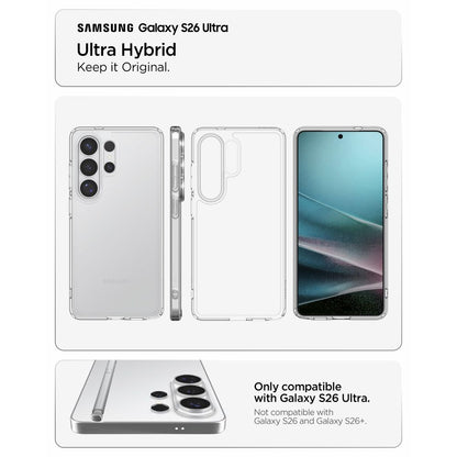 Spigen Ultra Hybrid Samsung Galaxy S26 Ultra - kristalno prozoren ovitek