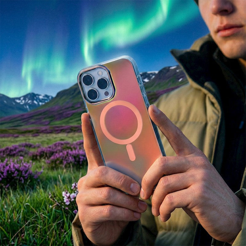 Maska za iPhone 17 Pro Max / 18 Pro Max, Tecto Shield Aurora – ružičasta