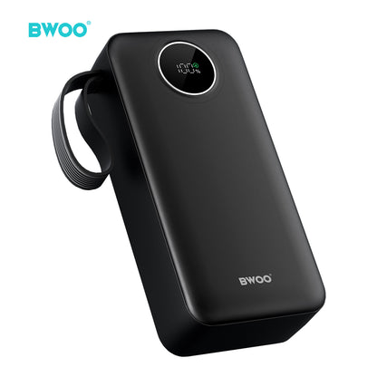 BWOO 30000 mAh Power Bank 22,5W z LCD zaslonom
