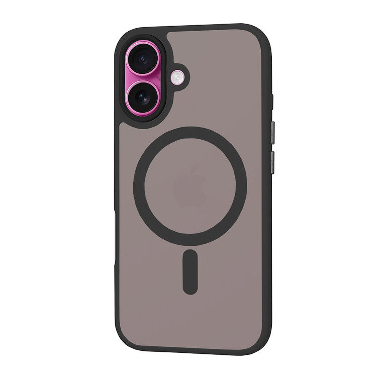 Silikonski ovitek "MagSafe Series" za iPhone 16 Plus - črn – Techsuit