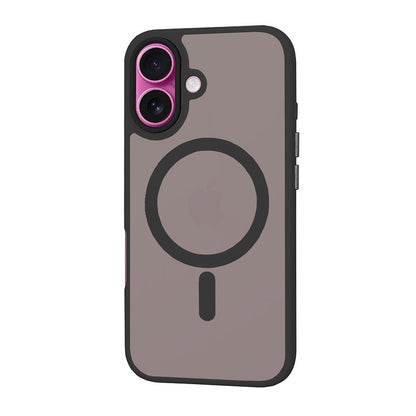 Silikonski ovitek "MagSafe Series" za iPhone 16 Plus - črn – Techsuit