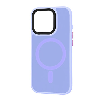 Silikonski ovitek "MagSafe Series" za iPhone 16 Pro - svetlo vijoličen – Techsuit