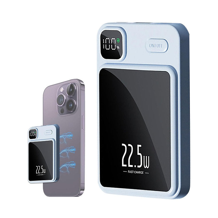 Techsuit - Brezžična prenosna baterija MagSafe 10000mAh