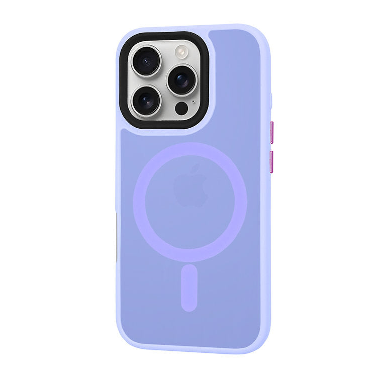 Silikonski ovitek "MagSafe Series" za iPhone 16 Pro - svetlo vijoličen – Techsuit