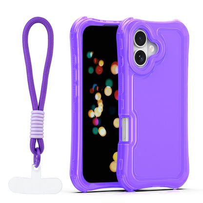 Ovitek Safepop s paščkom za iPhone 17 6,3" vijolična