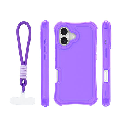 Ovitek Safepop s paščkom za iPhone 17 6,3" vijolična