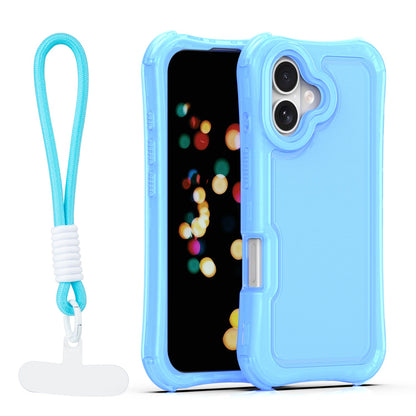 Ovitek Safepop s paščkom za iPhone 17 6,3" modra