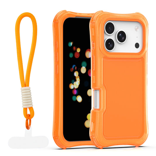 Ovitek Safepop s paščkom za iPhone 17 Pro 6,3" oranžna
