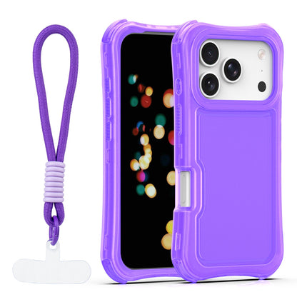 Ovitek Safepop s paščkom za iPhone 17 Pro Max 6,9" vijolična
