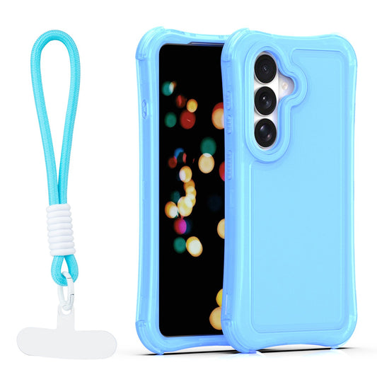 Ovitek Safepop s paščkom za Samsung Galaxy S26 modra