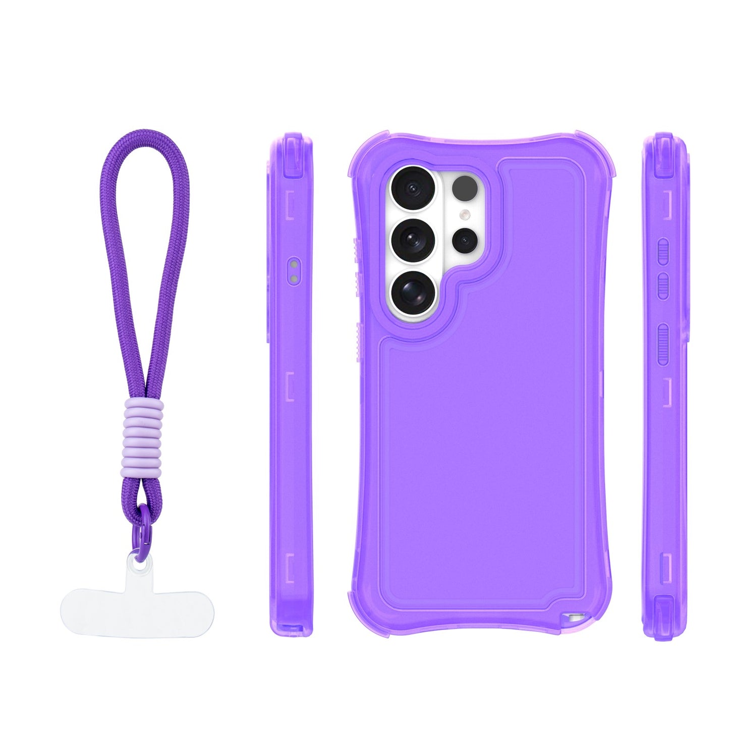 Ovitek Safepop s paščkom za Samsung Galaxy S26 Ultra vijolična