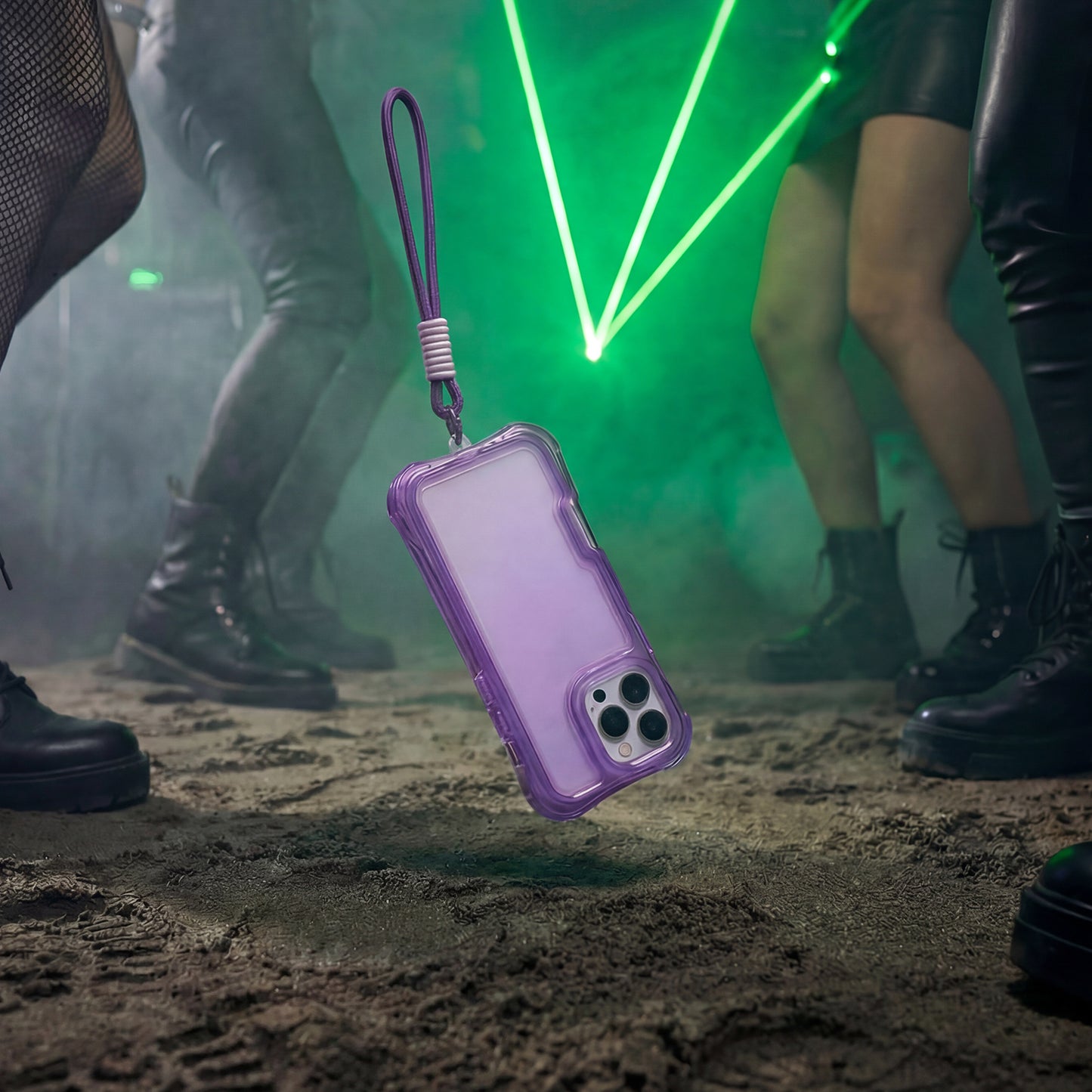 Ovitek Safepop s paščkom za Samsung Galaxy S26 Plus vijolična