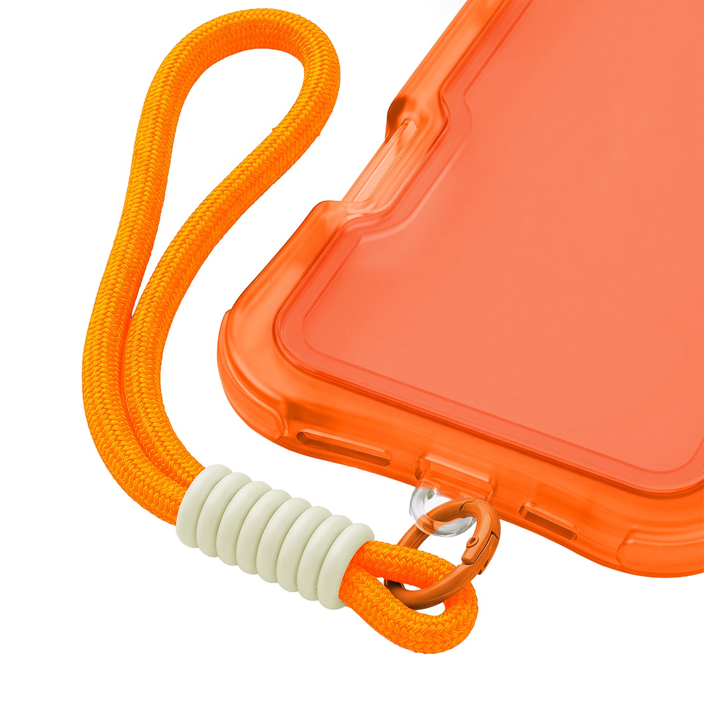 Ovitek Safepop s paščkom za iPhone 16e / 17e oranžna