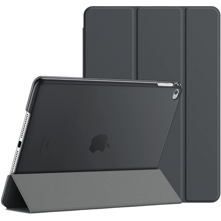 Preklopna torbica "JETech" za iPad Air 2 – Siva / PC + mikrovlakna