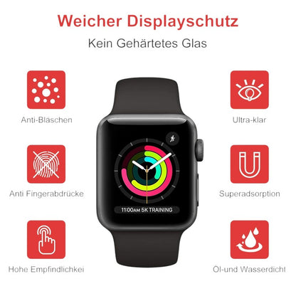 Zaščita zaslona (folija) za Apple Watch 4/5/6/SE 44 mm (3kos)