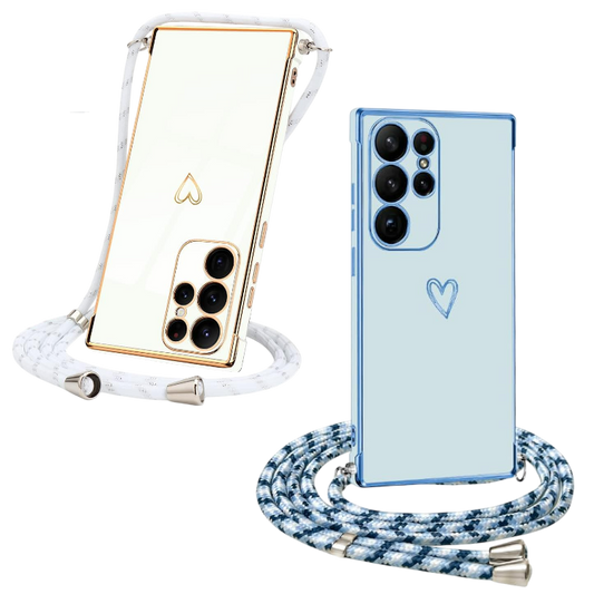 Ovitek za telefon "Heart" Samsung Galaxy S22 Ultra – Infostyle – Modra / TPU silikon