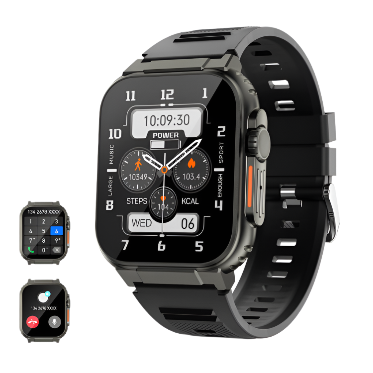 Pametna moška ura "Ultra" 2.0 – Infostyle – Črna