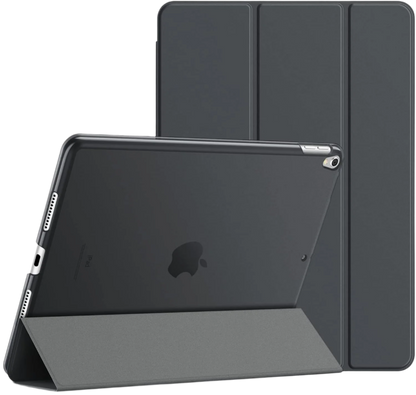 Preklopna torbica "JETech" za tablični računalnik Apple iPad Air 3 (2019) / Pro 10.5" (2017) – Siva / PC + mikrovlakna