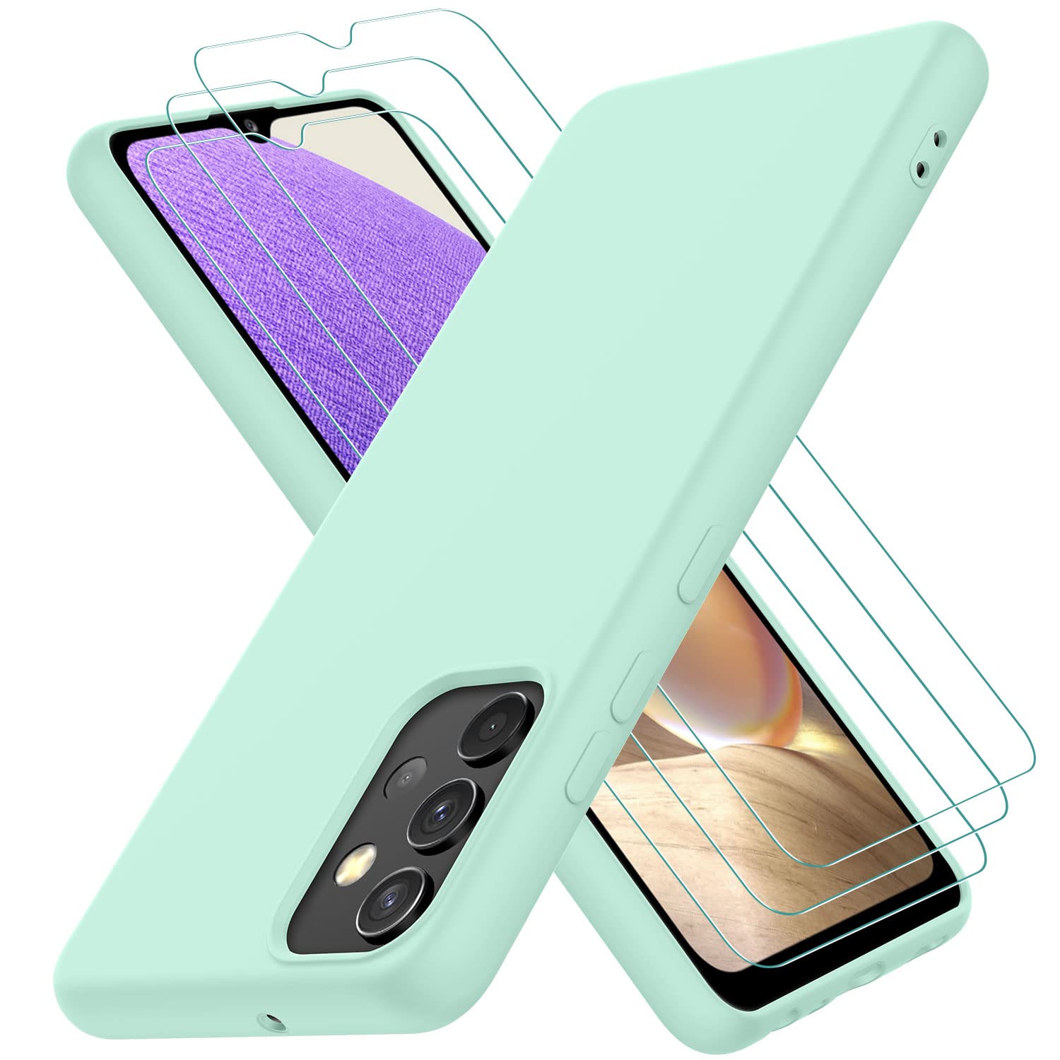 Oureidoo-ovitek-Samsung-Galaxy-A32-4G-svetlo-zelena