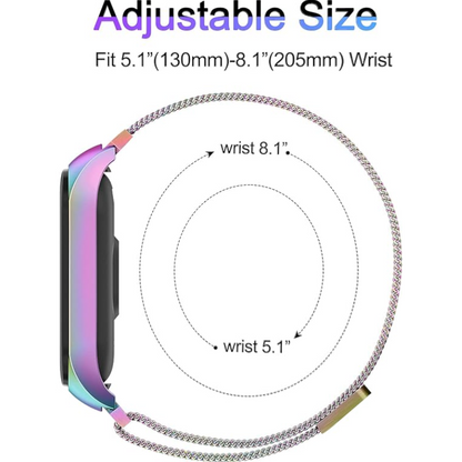 Kovinski pašček "Rainbow Metal" za Xiaomi Mi Band 7 – Infostyle