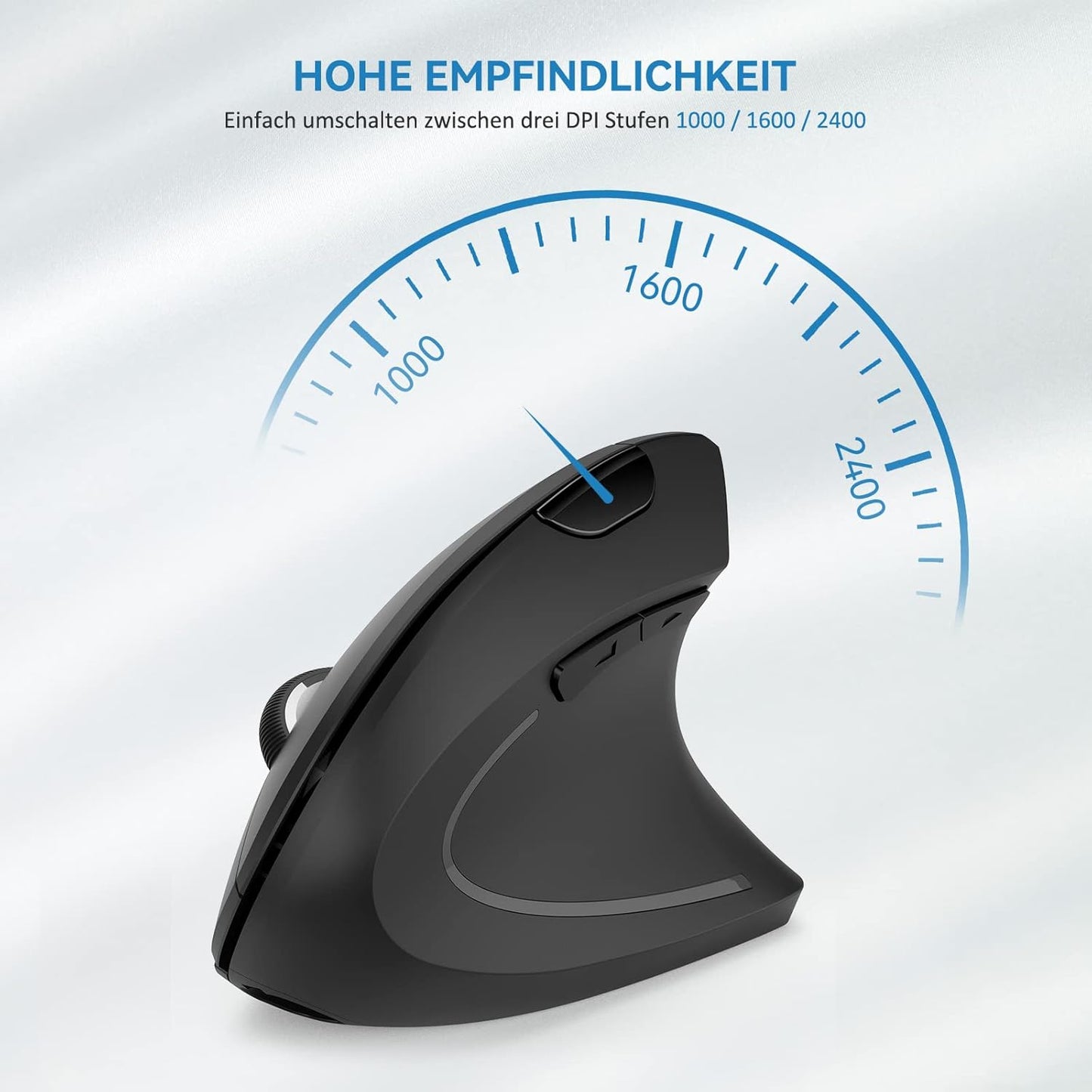 Računalniška ''Seenda'' brezžična 2.4G in dvojna Bluetooth 4.0 miška za do 3 naprave