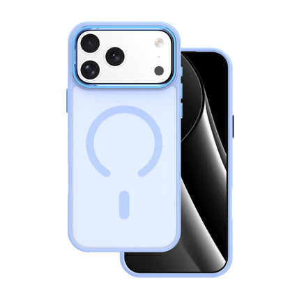 Ovitek za iPhone 17 Pro Max / 18 Pro Max – Frozen MagSafe, svetlo moder