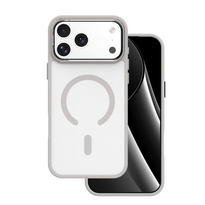 Ovitek za iPhone 17 Pro Max / 18 Pro Max – Frozen MagSafe, siv