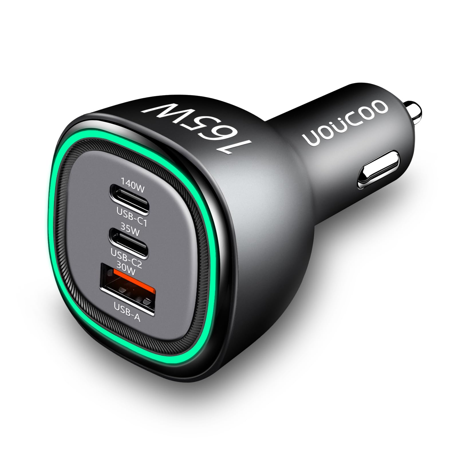 UOUCOO-avtomobilski-polnilec-USB-C-PD3-1-QC3-0-165W