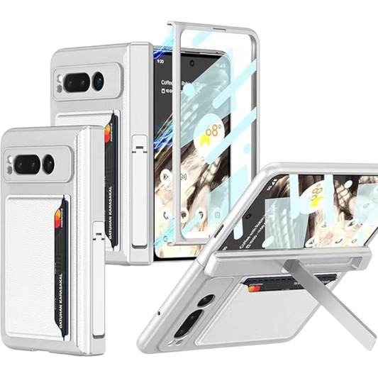 Preklopna torbica "Miimall" za Google Pixel Fold, srebrna