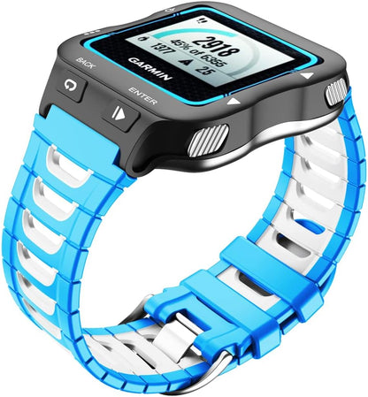 Tyogeephy silikonski remen za Garmin Forerunner 920XT – bijelo-plava
