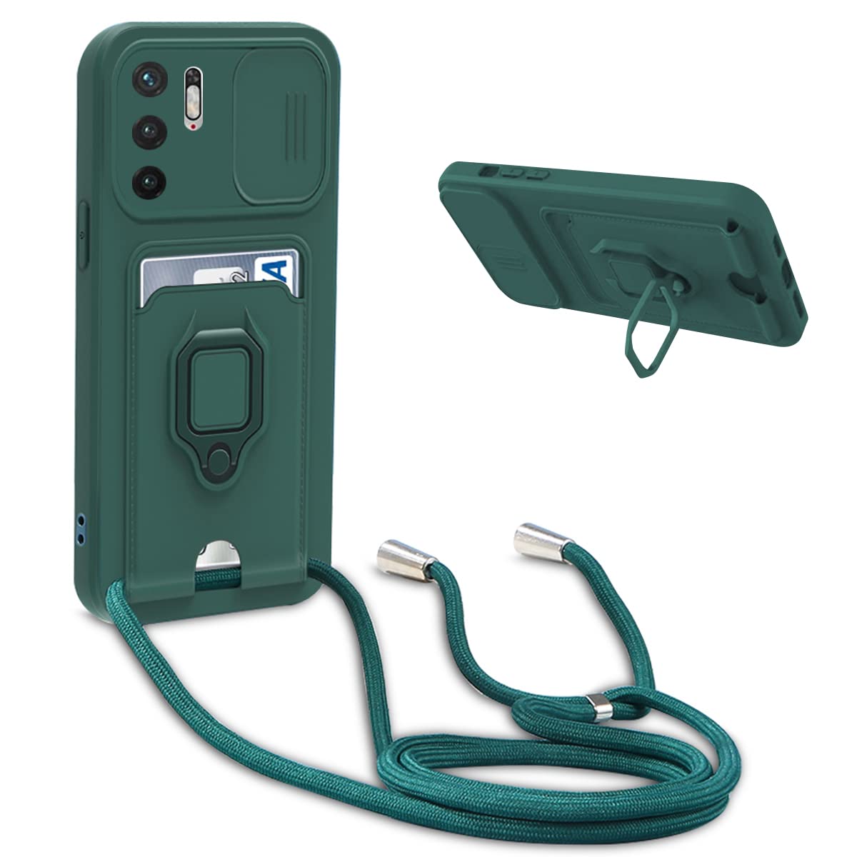 ovitek-bigcousin-z-vrvico-redmi-note-10-5g-temno-zelena