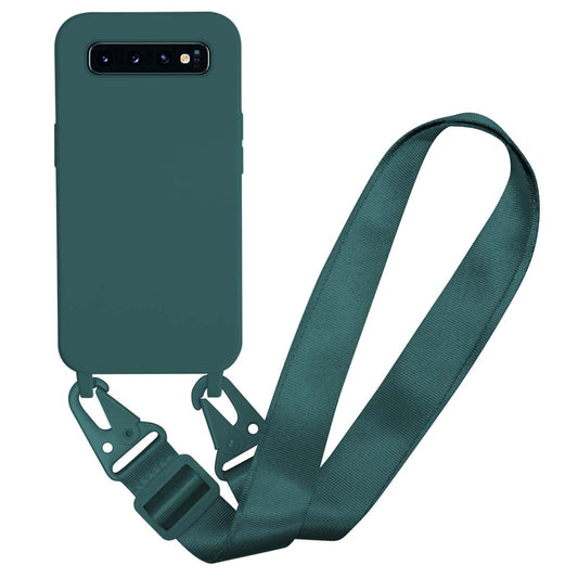 silikonski-ovitek-bigcousn-s-trakom-samsung-s10-plus-temno-zelena
