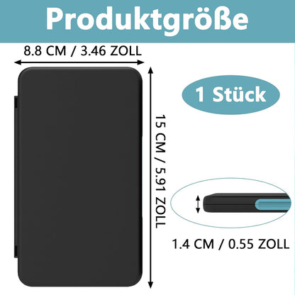 Vodootporna kutija za SD i TF kartice – Organizator za 20 SD + 20 TF kartica (crna)