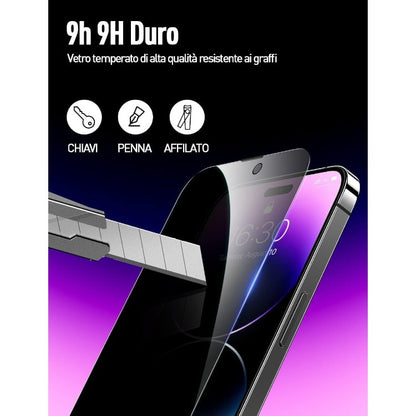 Zaščitno steklo "Tigratigro Anti-Spy" iPhone 14 Pro