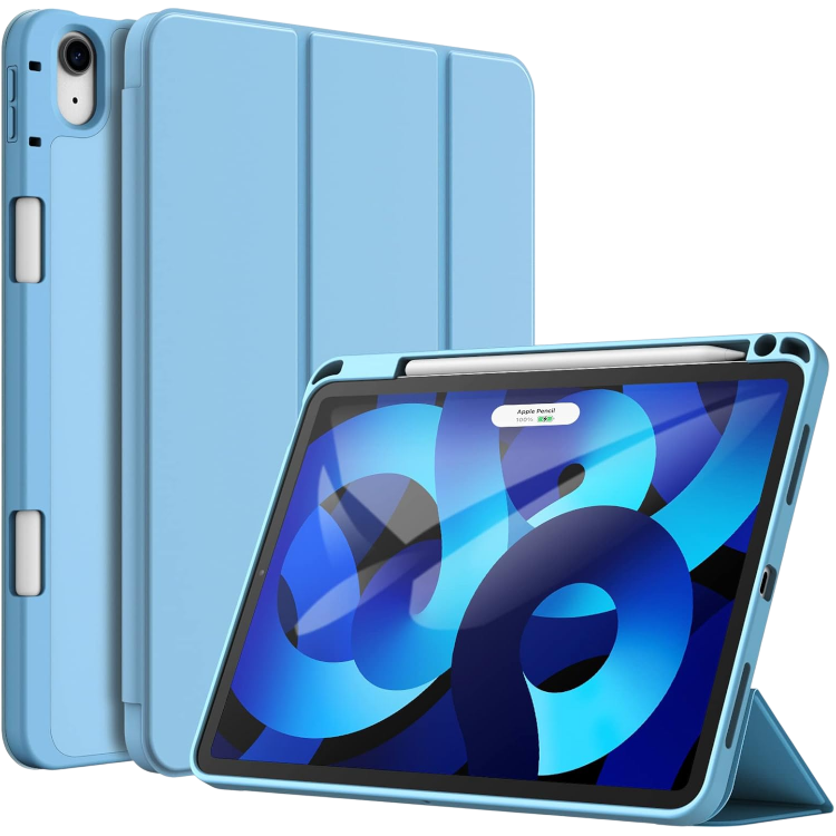 Ovitek ''JETech'' za iPad Air 11" M2 (2024), iPad Air 5/4 (2022/2020 5./4. gen.10,9") z držalom za svinčnik – Modra / Po