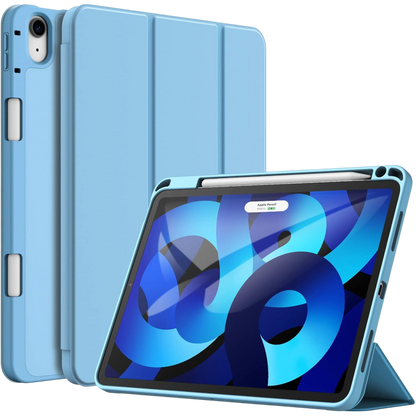 Ovitek ''JETech'' za iPad Air 11" M2 (2024), iPad Air 5/4 (2022/2020 5./4. gen.10,9") z držalom za svinčnik – Modra / Po