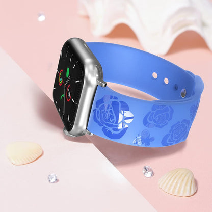 HALLEAST "Flower" strap for Apple Watch 38/40/41 mm - blue