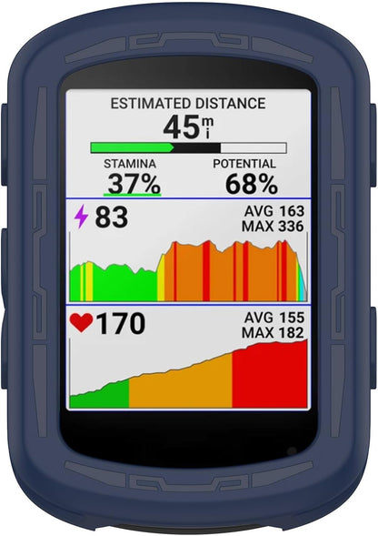 Zaščitni ovitek za Garmin Edge 840 / 540 moder | TPU zaščita za kolesarski računalnik