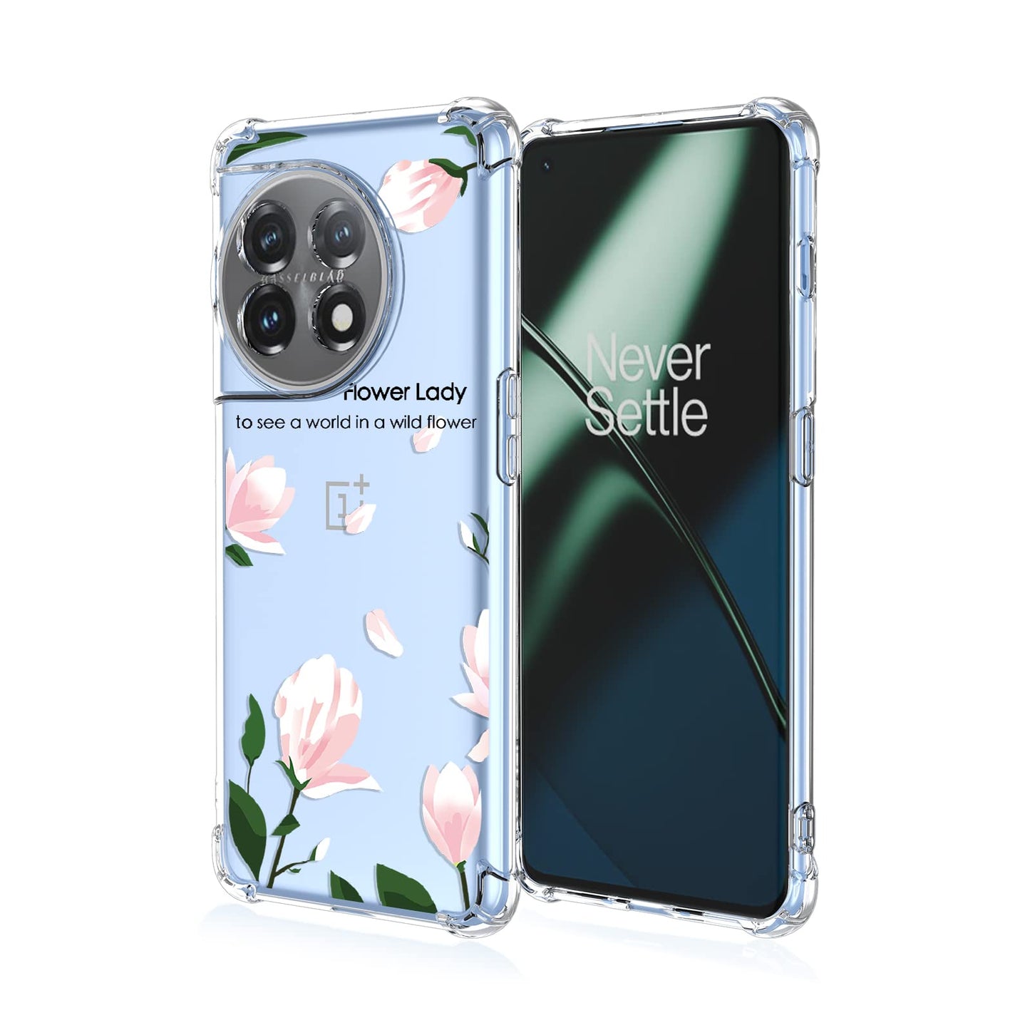 Silikonski ovitek Flower Lady za OnePlus 11 5G