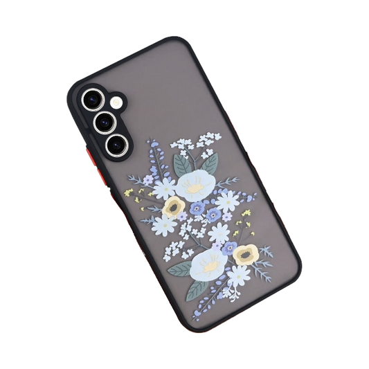 Ovitek za telefon "Flowers" Samsung Galaxy A34 5G – Infostyle – Črna