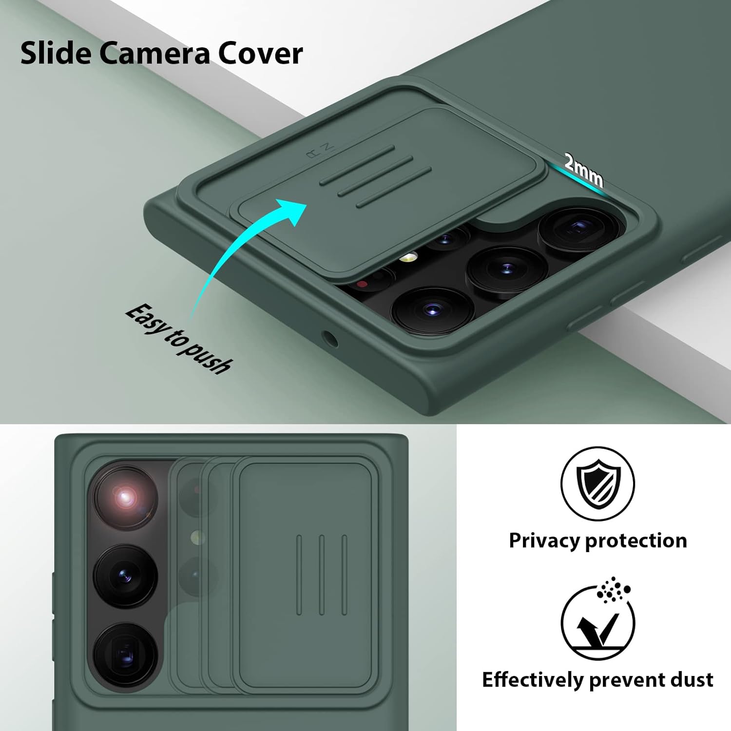 Ovitek za telefon "Nillkin CamShield" Samsung Galaxy S23 Ultra
