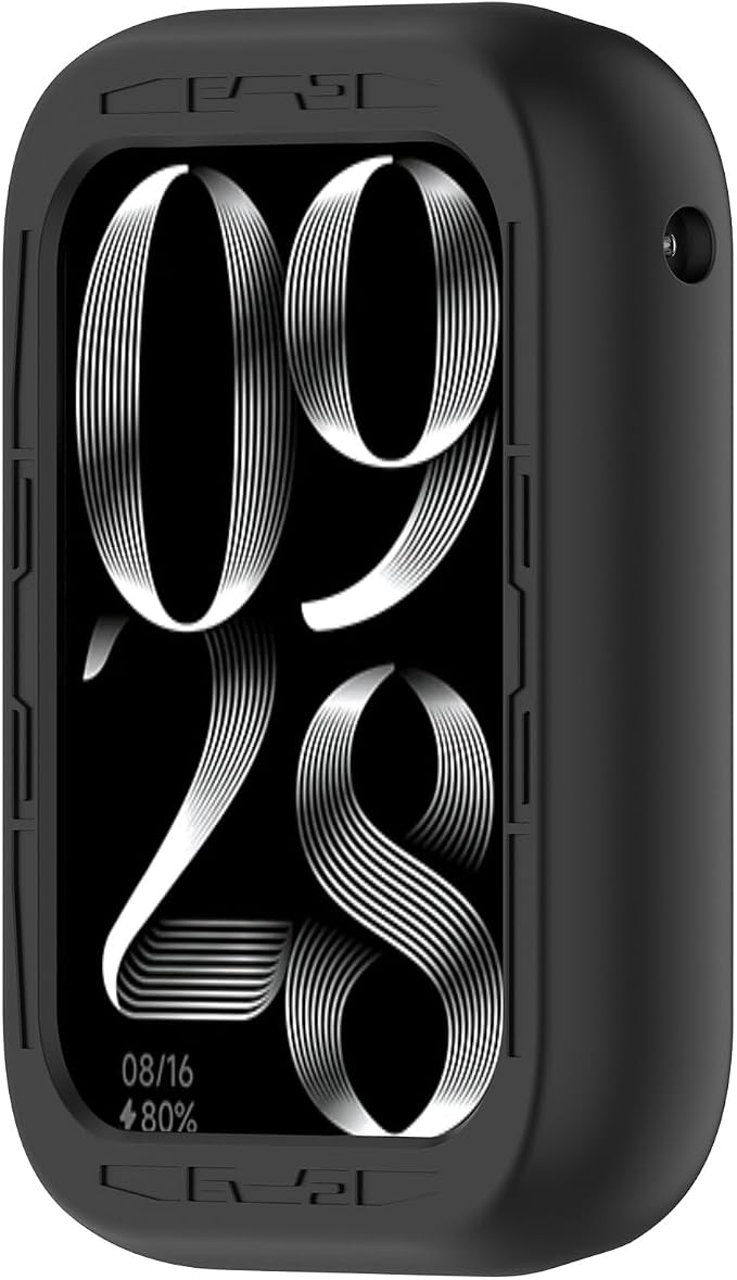 LOKEKE zaščitni ovitek za Xiaomi Band 8 Pro - Silikonska zaščita črna