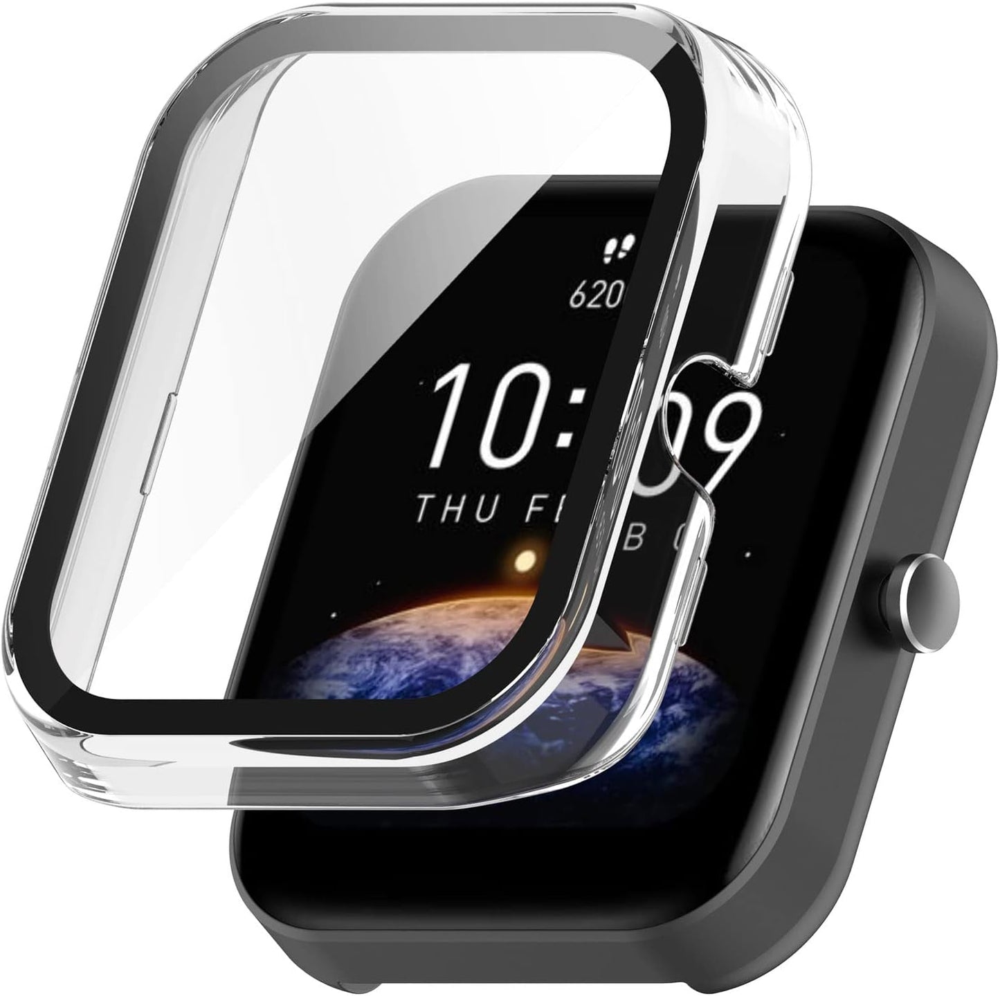 Zaštitna maska za Amazfit Bip 3 / 3 Pro + staklo – 360° (2 komada)