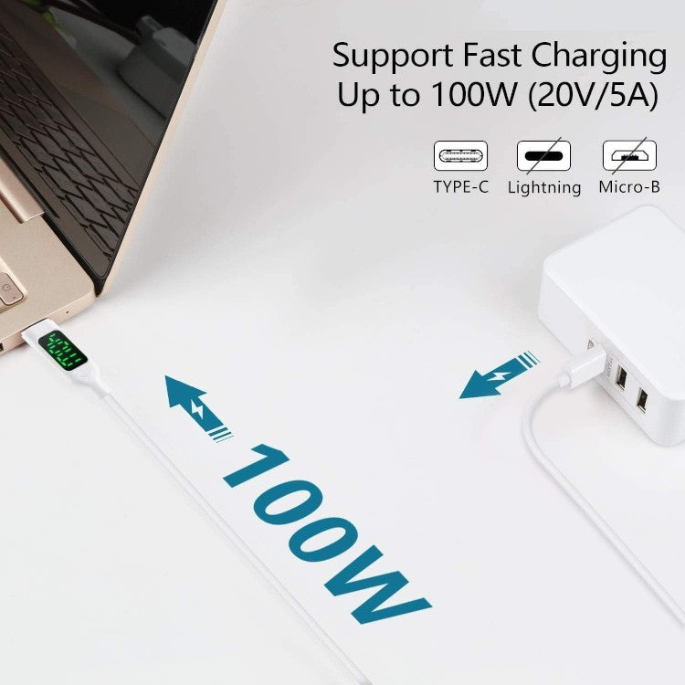 Kabel USB A v USB C 100W/5A – Infostyle