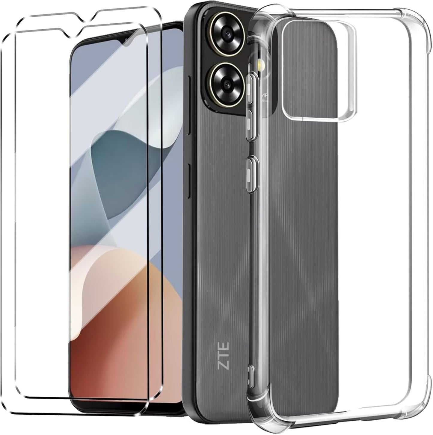 Prozirna maskica + 2x kaljeno staklo za ZTE Blade A73 4G